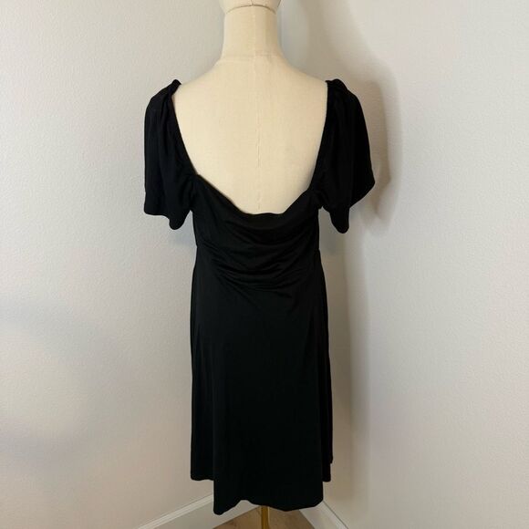 [Boden] Black Flutter Sleeve Mini Sundress- Size 10R - Picture 7 of 7